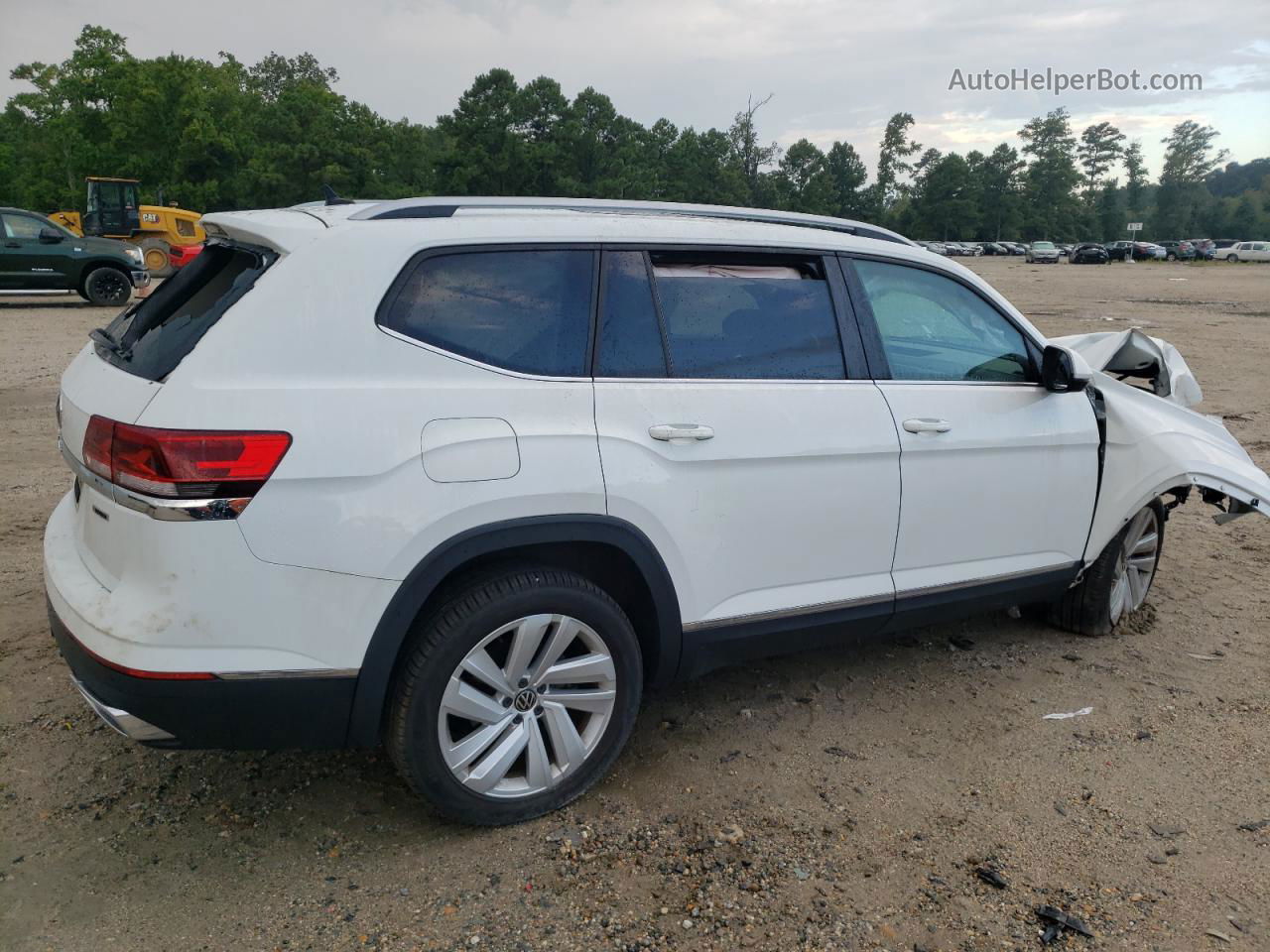 2021 Volkswagen Atlas Sel White vin: 1V2BR2CA0MC509152