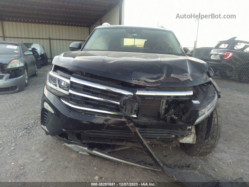 2021 Volkswagen Atlas 3.6l V6 Sel Черный vin: 1V2BR2CA0MC510513