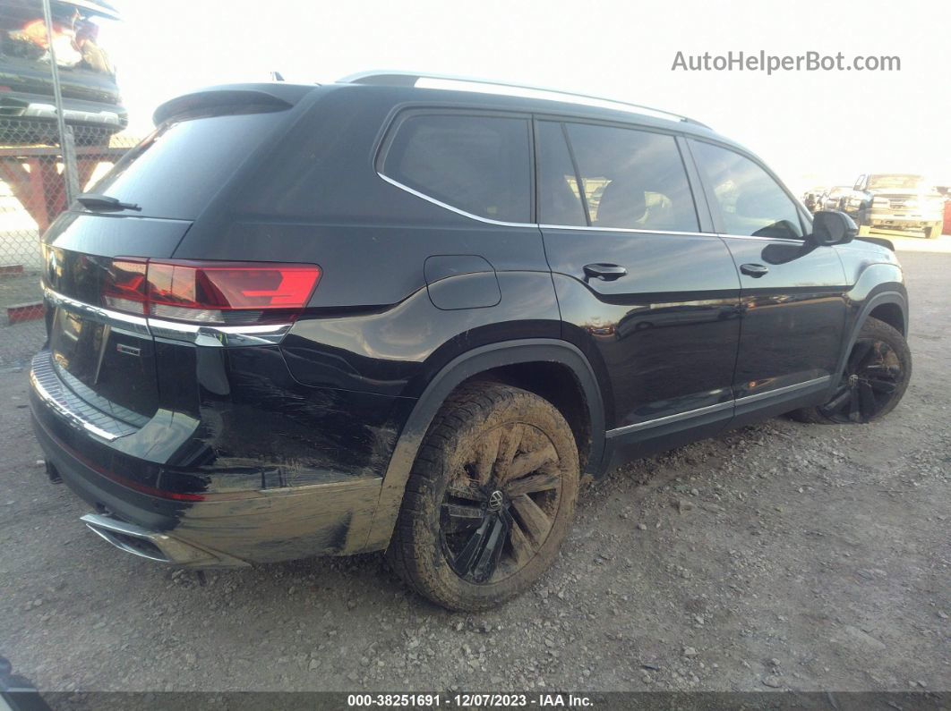 2021 Volkswagen Atlas 3.6l V6 Sel Черный vin: 1V2BR2CA0MC510513