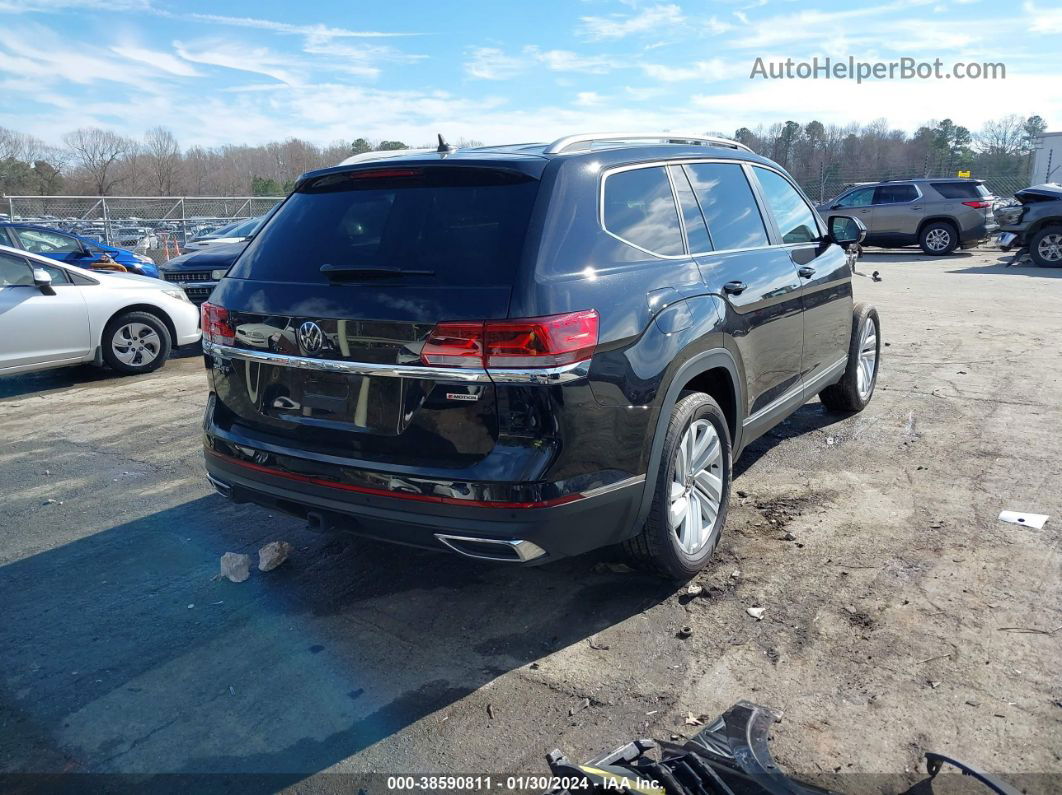 2021 Volkswagen Atlas 3.6l V6 Sel Black vin: 1V2BR2CA0MC564149