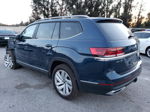 2021 Volkswagen Atlas Sel Синий vin: 1V2BR2CA1MC595684