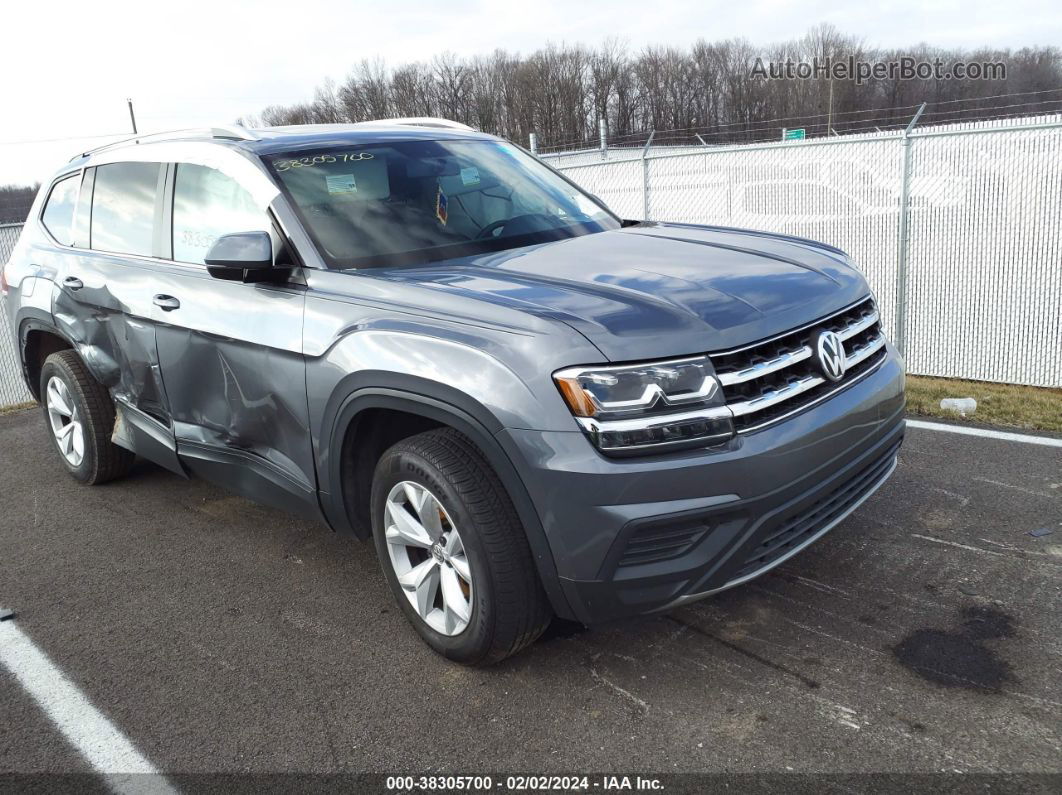 2018 Volkswagen Atlas 3.6l V6 Launch Edition Gray vin: 1V2BR2CA4JC505682