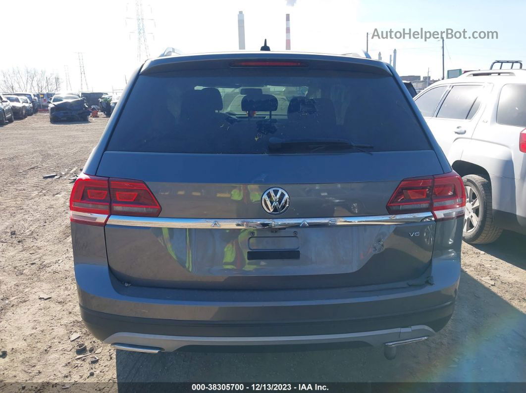 2018 Volkswagen Atlas 3.6l V6 Launch Edition Gray vin: 1V2BR2CA4JC505682