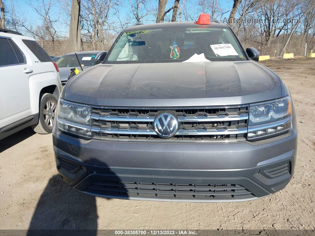 2018 Volkswagen Atlas 3.6l V6 Launch Edition Gray vin: 1V2BR2CA4JC505682