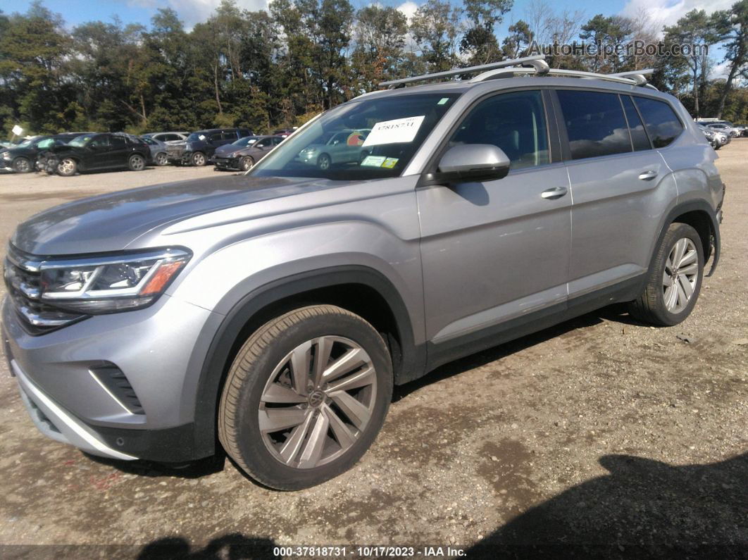 2021 Volkswagen Atlas 3.6l V6 Sel Gray vin: 1V2BR2CA7MC508550