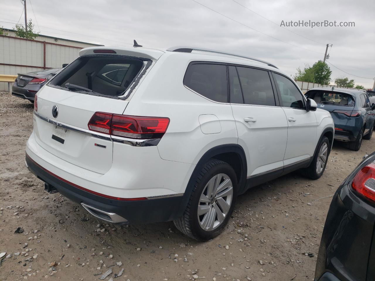 2021 Volkswagen Atlas Sel Silver vin: 1V2BR2CA7MC531195