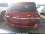 2021 Volkswagen Atlas 3.6l V6 Sel Red vin: 1V2BR2CA9MC506346