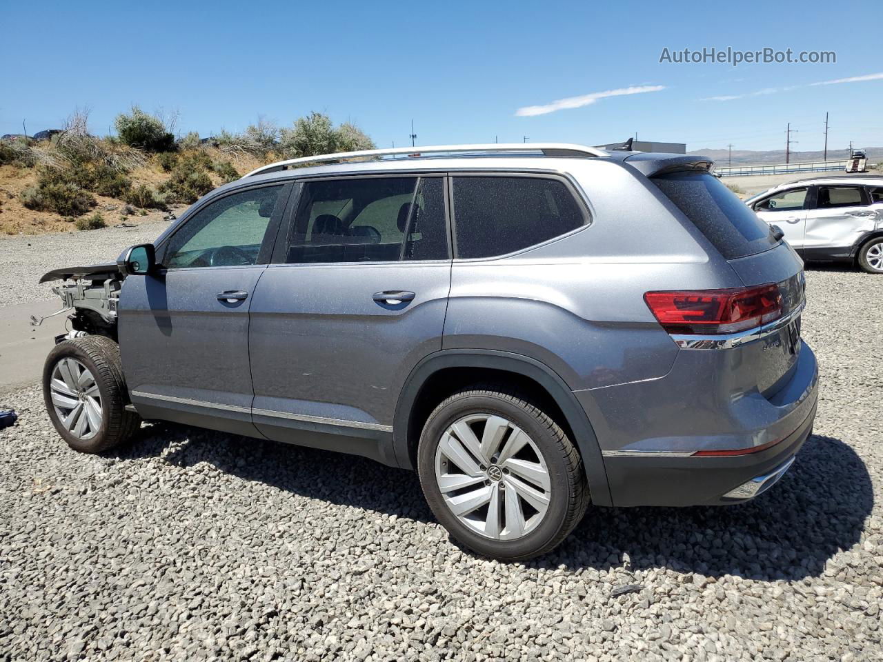 2021 Volkswagen Atlas Sel Серый vin: 1V2BR2CA9MC526175