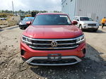 2021 Volkswagen Atlas Sel Burgundy vin: 1V2BR2CA9MC584996