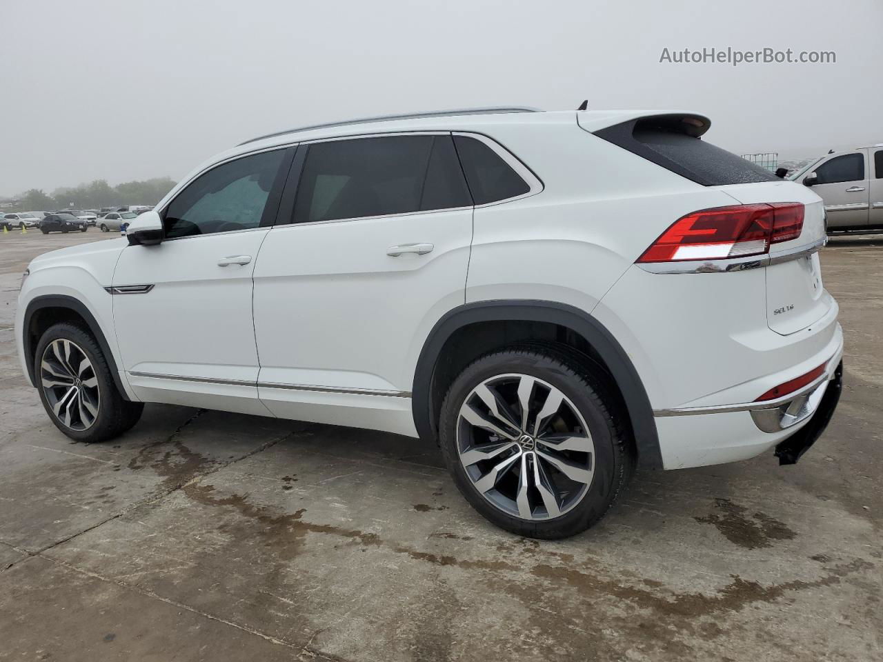 2021 Volkswagen Atlas Cross Sport Sel R-line White vin: 1V2CE2CA0MC202113