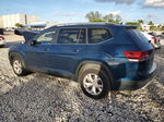 2018 Volkswagen Atlas Se Blue vin: 1V2CP2CA3JC599192