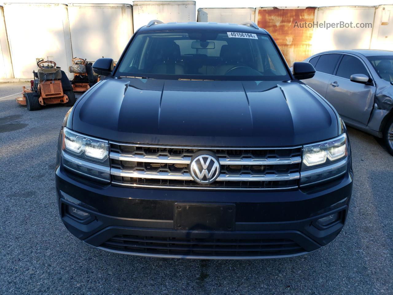 2018 Volkswagen Atlas Se Black vin: 1V2CP2CA8JC595848