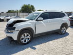 2018 Volkswagen Atlas Se White vin: 1V2CP2CAXJC592501