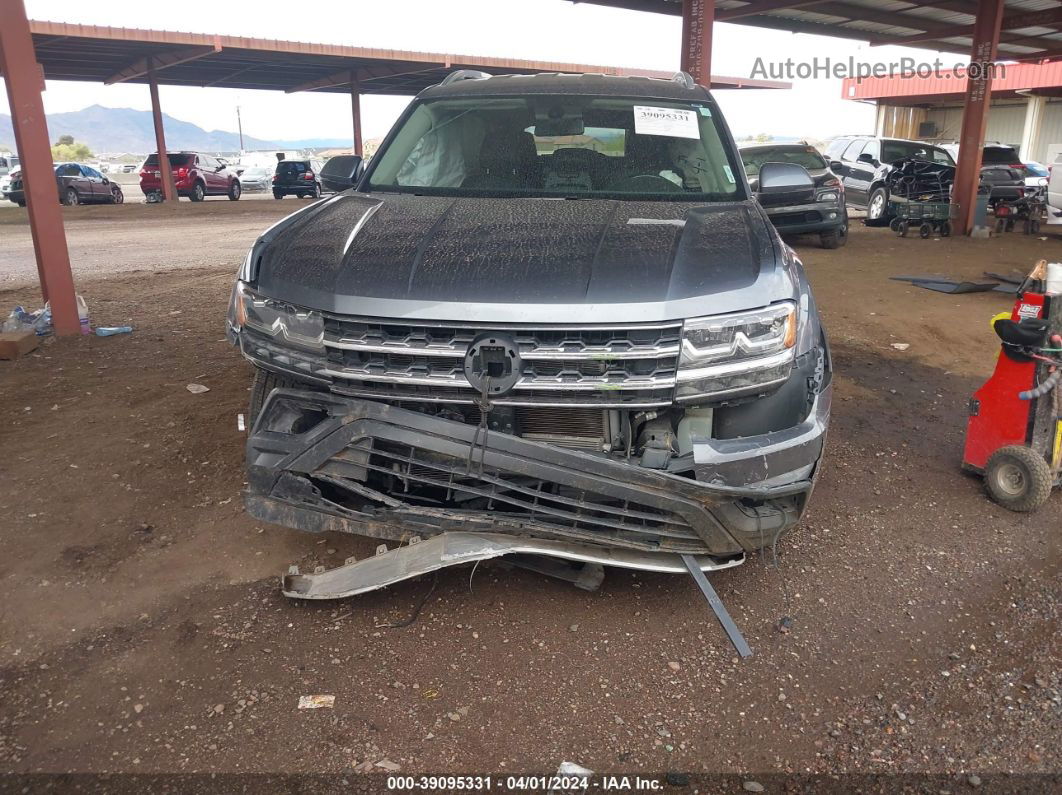 2018 Volkswagen Atlas 3.6l V6 Se Gray vin: 1V2CR2CA0JC566242