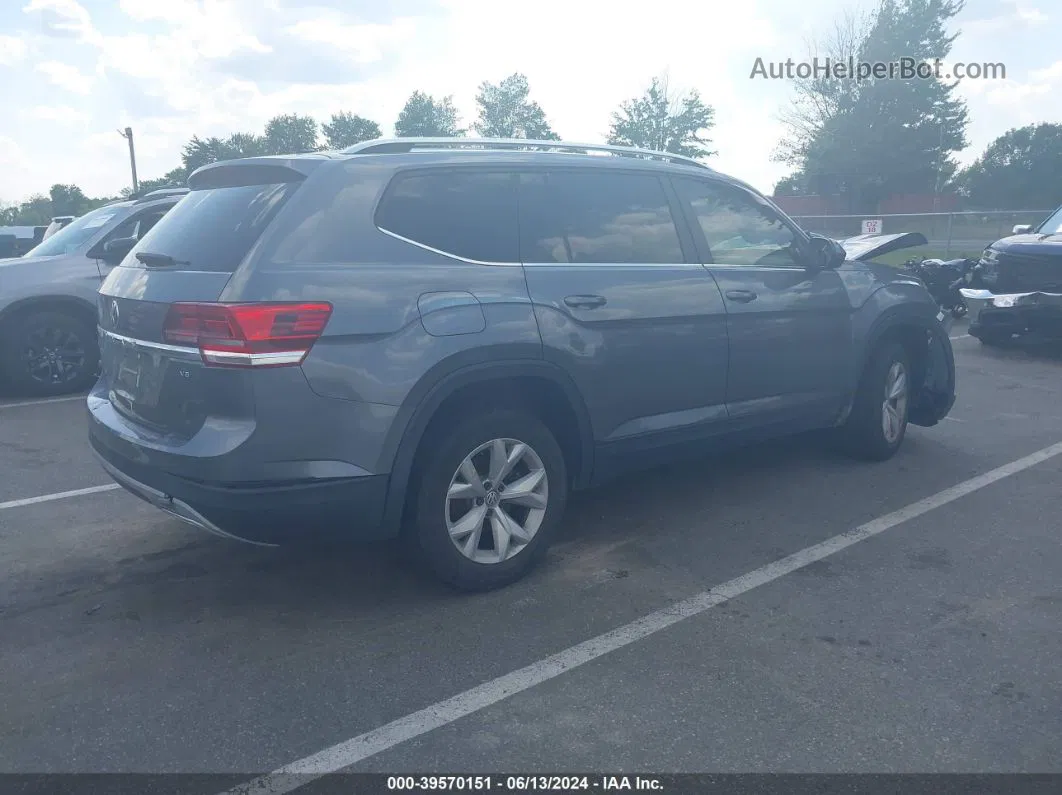 2018 Volkswagen Atlas 3.6l V6 Se Silver vin: 1V2CR2CA1JC504932