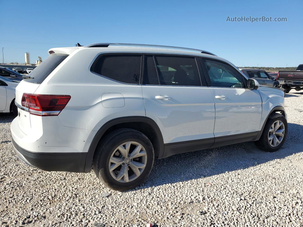 2018 Volkswagen Atlas Se White vin: 1V2CR2CA1JC505613