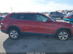 2018 Volkswagen Atlas 3.6l V6 Se Red vin: 1V2CR2CA1JC512447