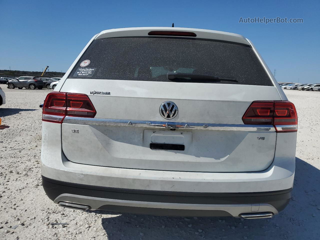 2018 Volkswagen Atlas Se White vin: 1V2CR2CA1JC557761