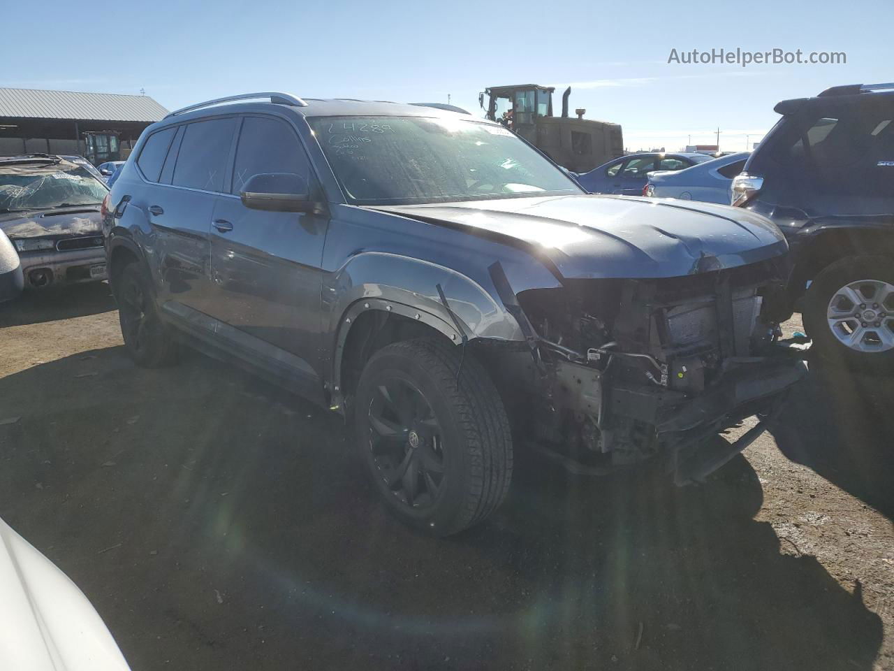 2018 Volkswagen Atlas Se Gray vin: 1V2CR2CA2JC566226