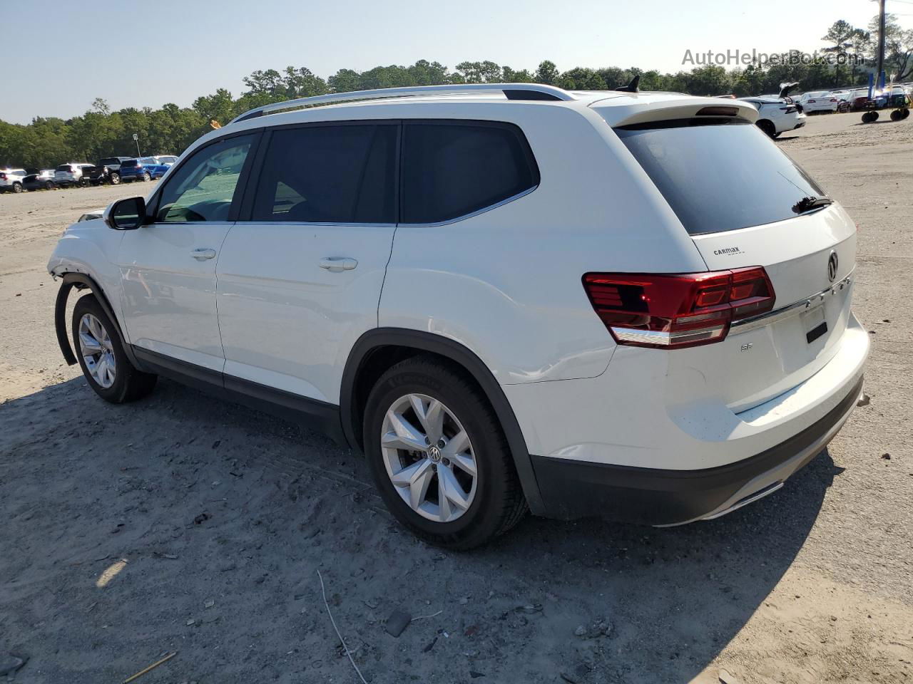 2018 Volkswagen Atlas Se Белый vin: 1V2CR2CA3JC543585