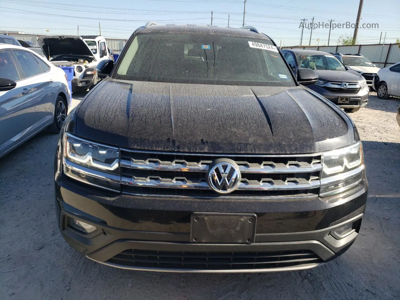 2018 Volkswagen Atlas Se Black vin: 1V2CR2CA4JC568236