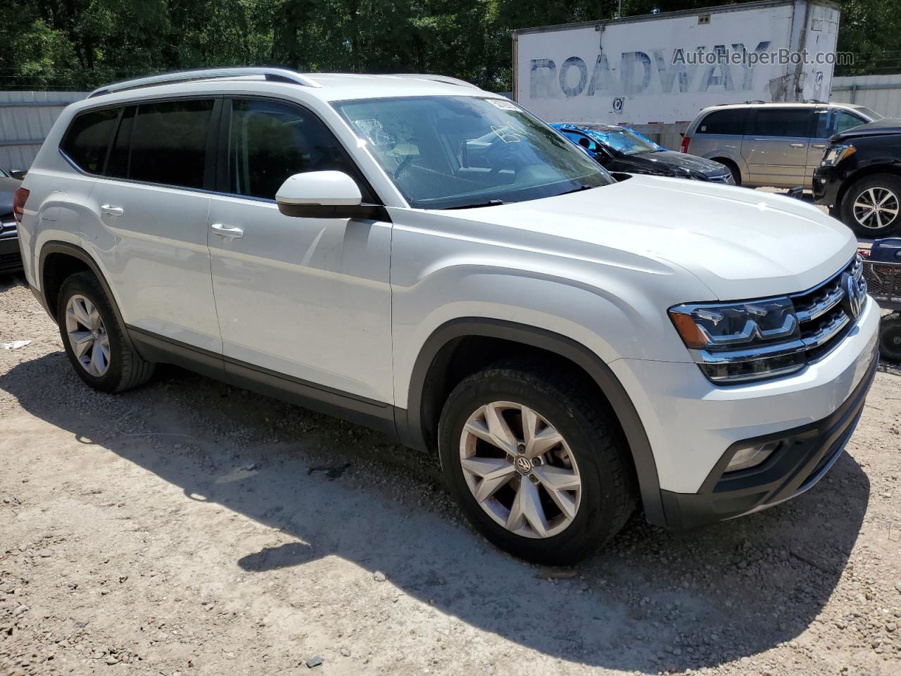 2018 Volkswagen Atlas Se Белый vin: 1V2CR2CA5JC562669