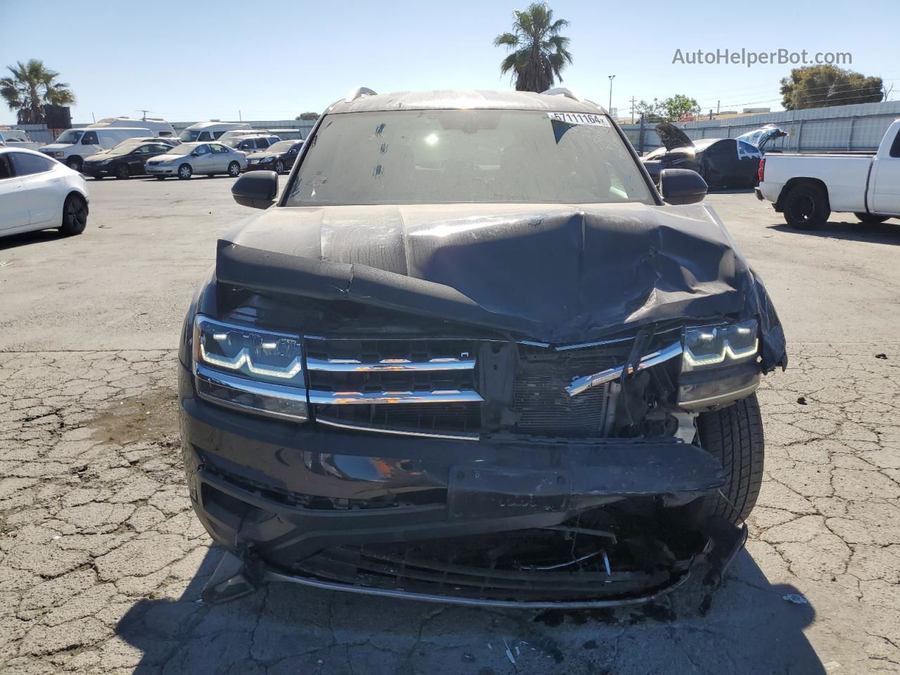 2018 Volkswagen Atlas Se Black vin: 1V2CR2CA6JC523279