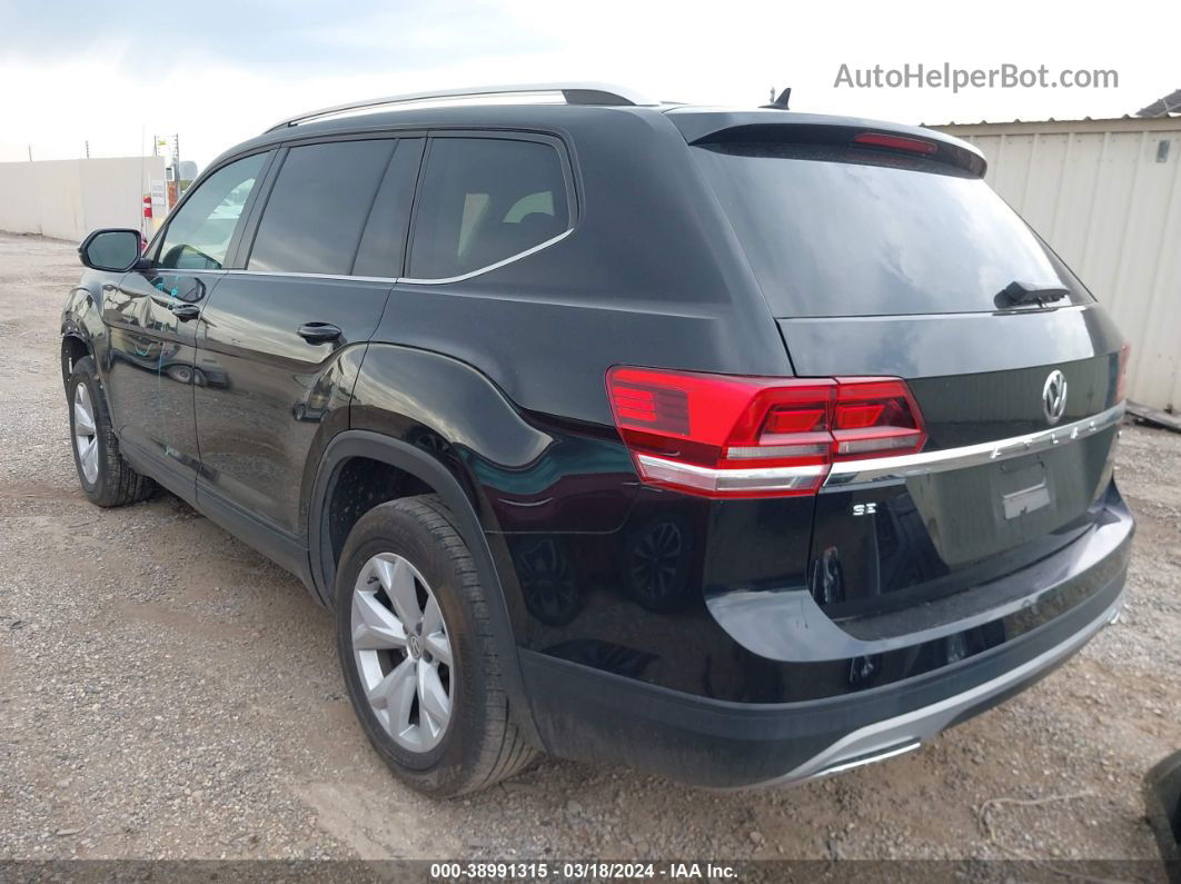 2018 Volkswagen Atlas 3.6l V6 Se Black vin: 1V2CR2CA6JC566200