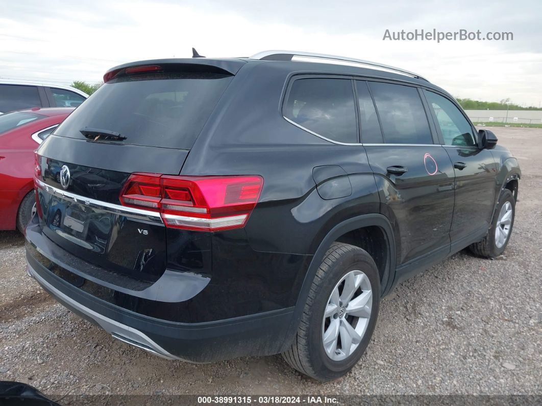 2018 Volkswagen Atlas 3.6l V6 Se Black vin: 1V2CR2CA6JC566200