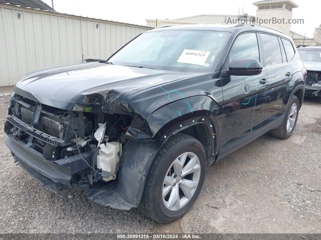 2018 Volkswagen Atlas 3.6l V6 Se Black vin: 1V2CR2CA6JC566200