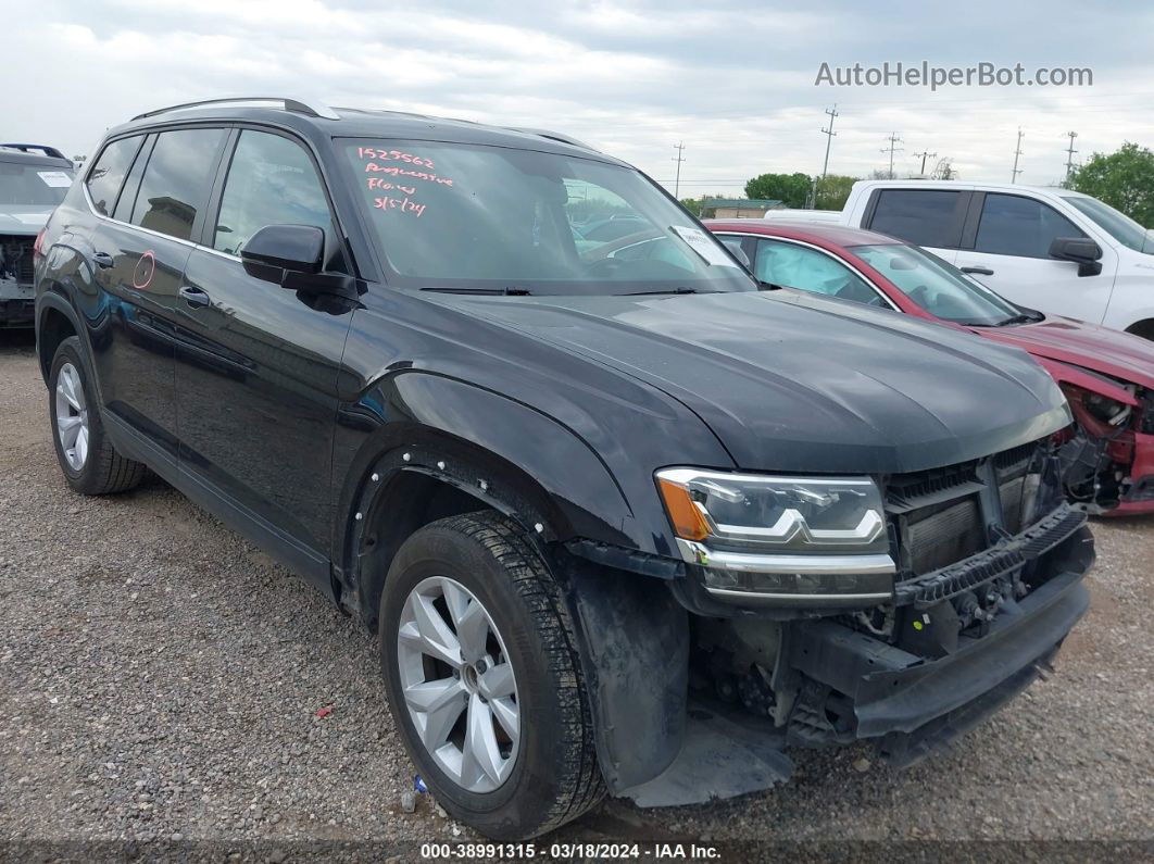 2018 Volkswagen Atlas 3.6l V6 Se Black vin: 1V2CR2CA6JC566200