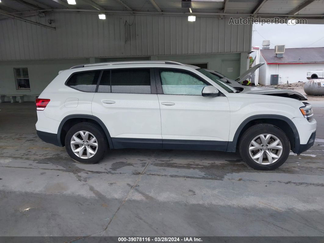 2018 Volkswagen Atlas 3.6l V6 Se White vin: 1V2CR2CA6JC566214