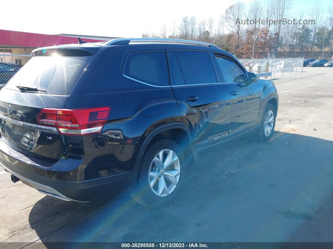 2018 Volkswagen Atlas 3.6l V6 Se Black vin: 1V2CR2CA8JC539497