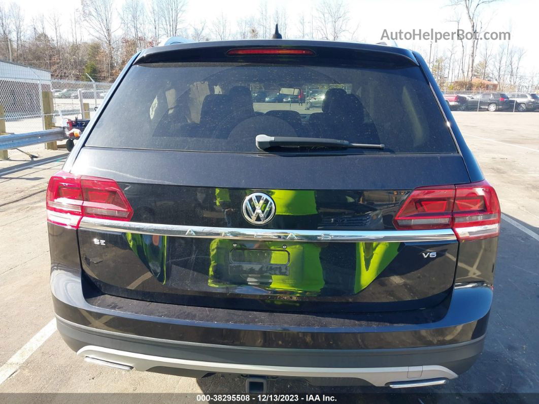 2018 Volkswagen Atlas 3.6l V6 Se Black vin: 1V2CR2CA8JC539497