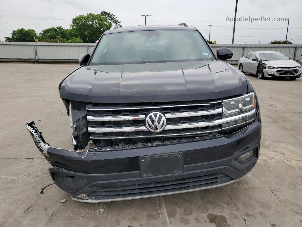 2018 Volkswagen Atlas Se Black vin: 1V2CR2CA8JC562519