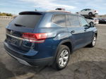 2018 Volkswagen Atlas Se Blue vin: 1V2CR2CA9JC567258