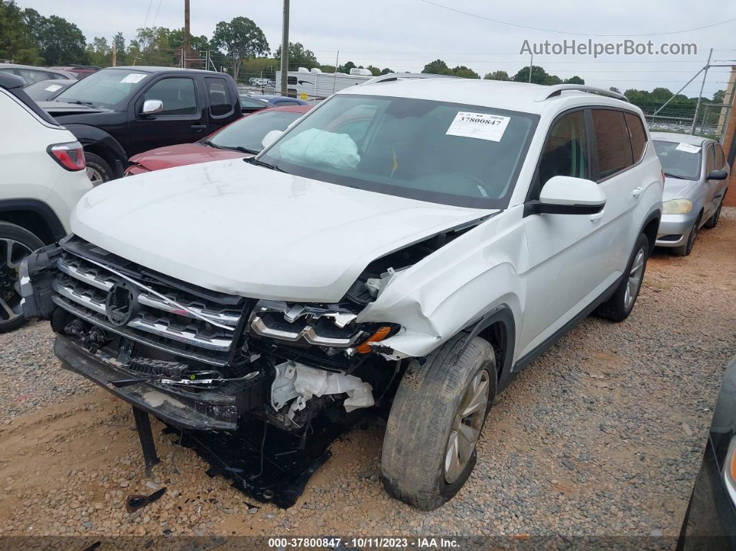 2018 Volkswagen Atlas 3.6l V6 Se White vin: 1V2CR2CAXJC505108