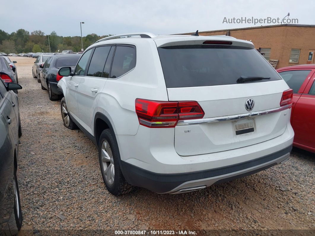 2018 Volkswagen Atlas 3.6l V6 Se White vin: 1V2CR2CAXJC505108