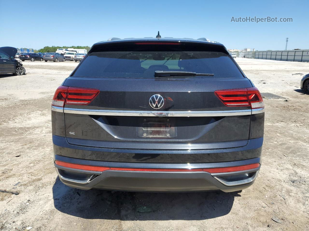 2021 Volkswagen Atlas Cross Sport Se Черный vin: 1V2DC2CA1MC212126