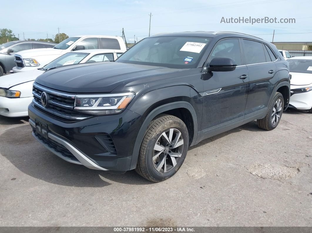 2021 Volkswagen Atlas Cross Sport 2.0t Se Черный vin: 1V2DC2CA7MC212535