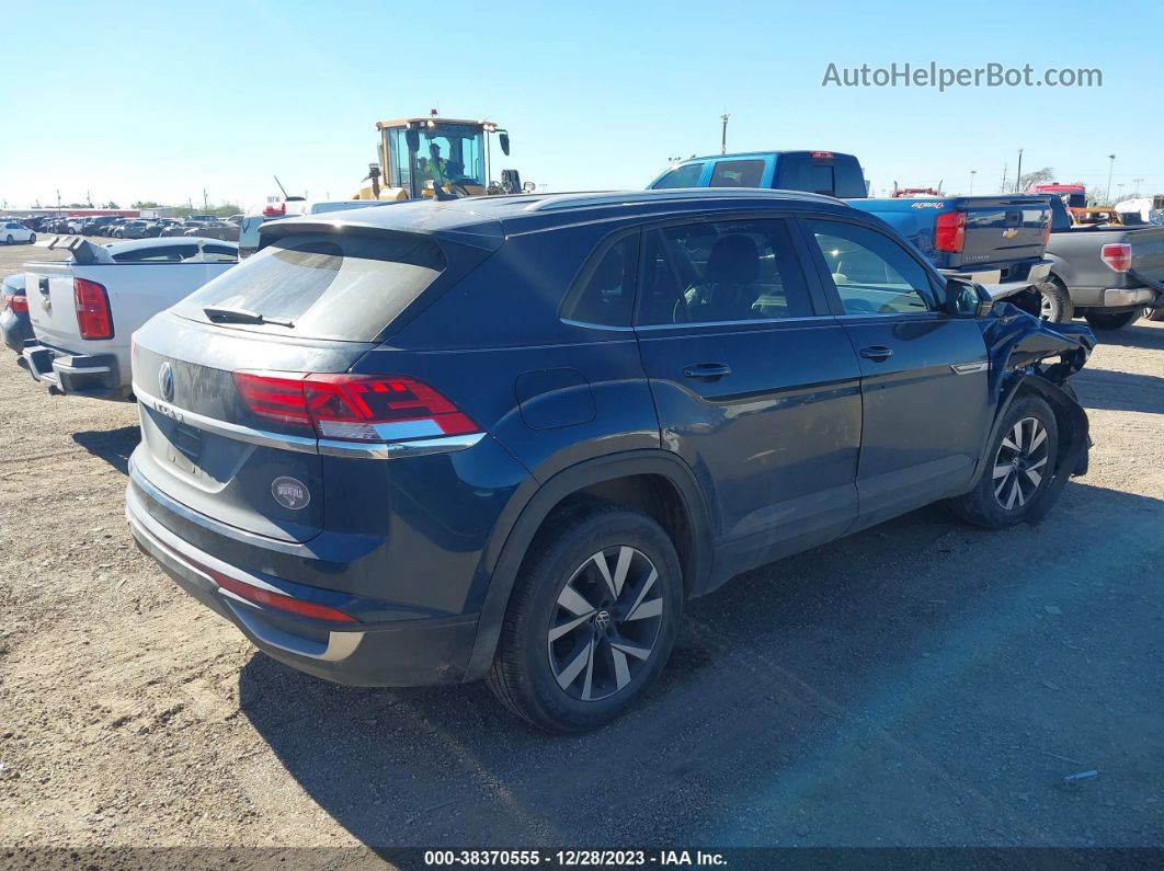 2021 Volkswagen Atlas Cross Sport 2.0t Se Blue vin: 1V2DC2CA9MC217882