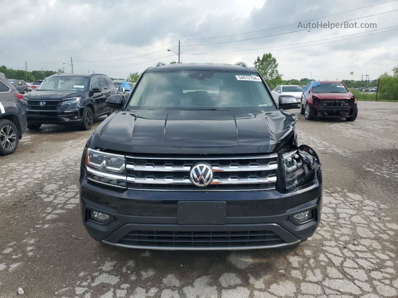 2018 Volkswagen Atlas Se Black vin: 1V2DP2CA2JC596966