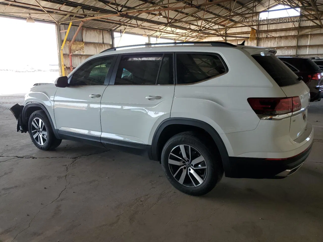 2021 Volkswagen Atlas Se White vin: 1V2DP2CA2MC543186