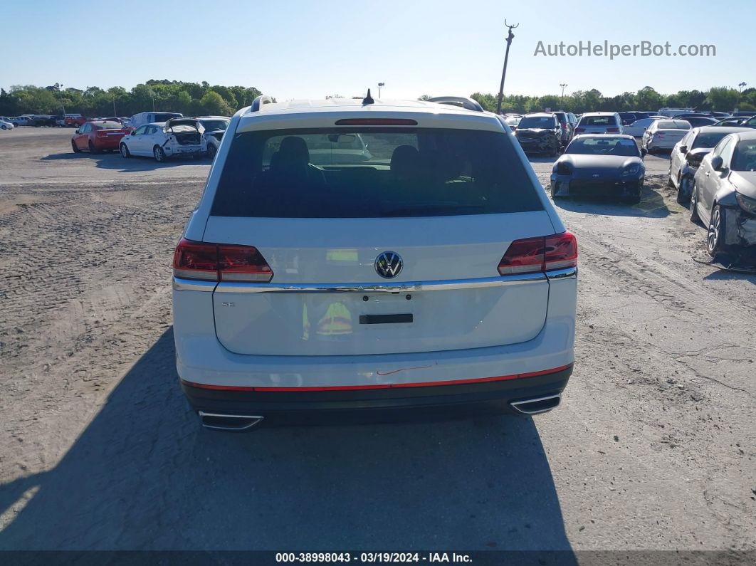 2021 Volkswagen Atlas 2.0t Se White vin: 1V2DP2CA2MC598219