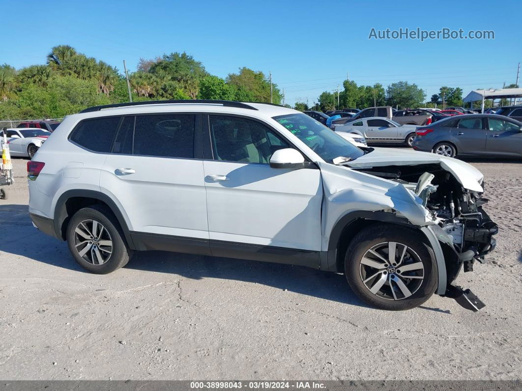 2021 Volkswagen Atlas 2.0t Se White vin: 1V2DP2CA2MC598219