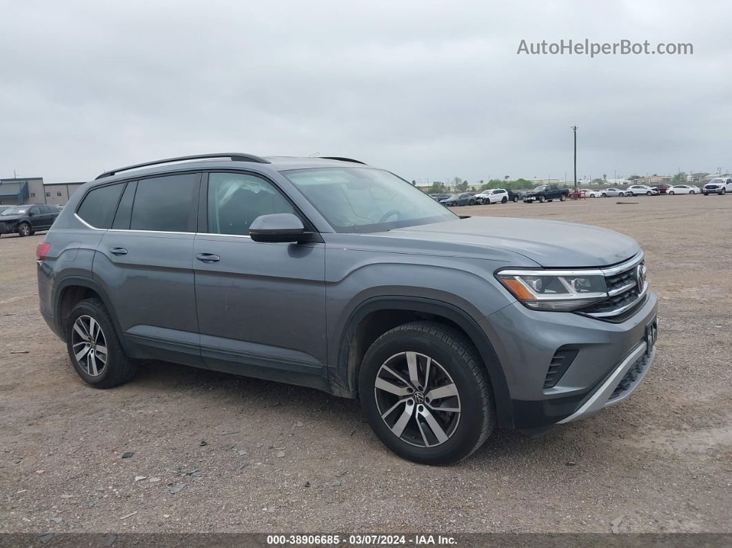 2021 Volkswagen Atlas 2.0t Se Gray vin: 1V2DP2CA6MC514662