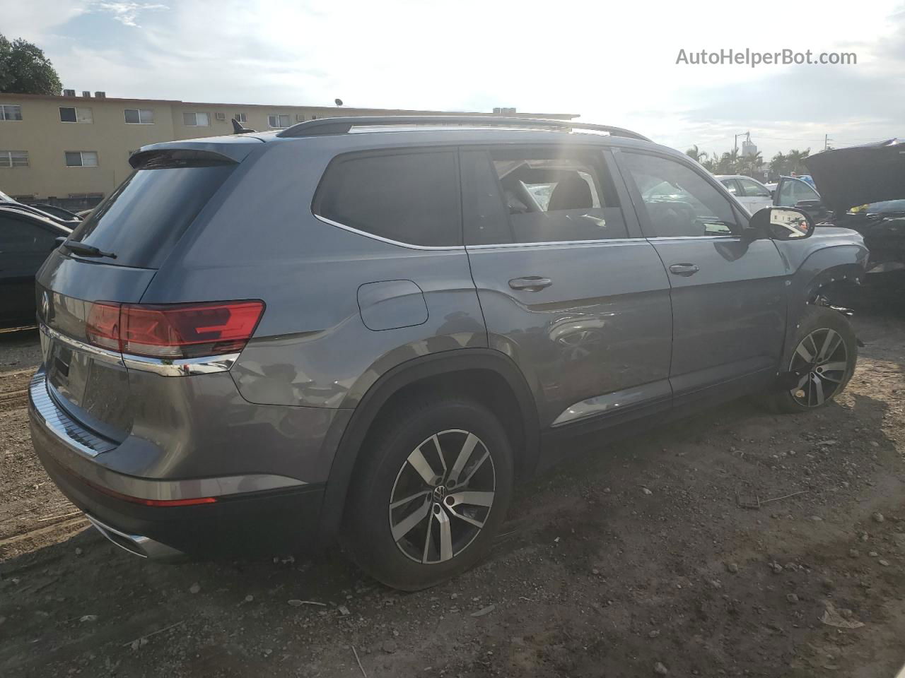 2021 Volkswagen Atlas Se Gray vin: 1V2DP2CA7MC533866