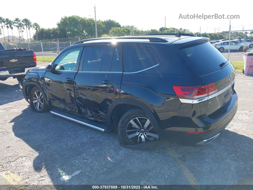 2021 Volkswagen Atlas 2.0t Se Black vin: 1V2DP2CAXMC522747