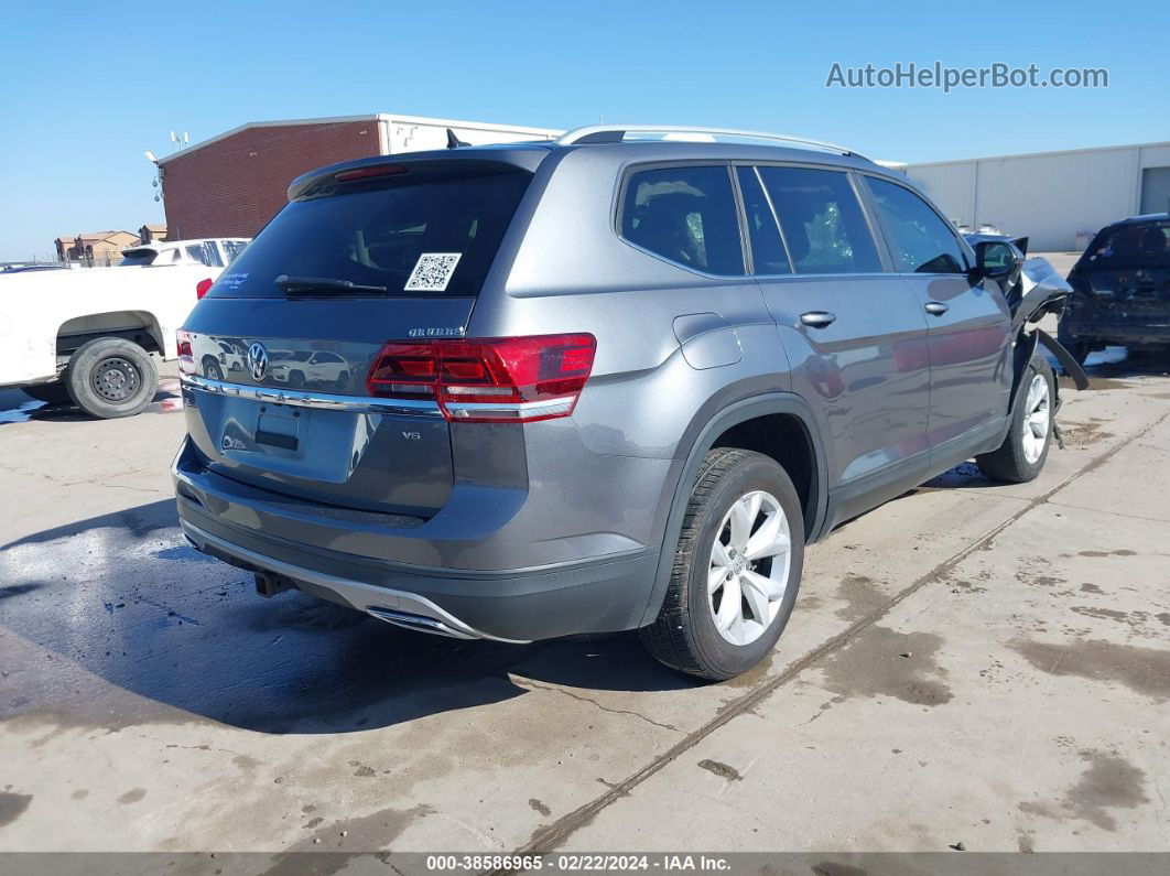 2018 Volkswagen Atlas 3.6l V6 Se/3.6l V6 Se W/technology Gray vin: 1V2DR2CA0JC533388