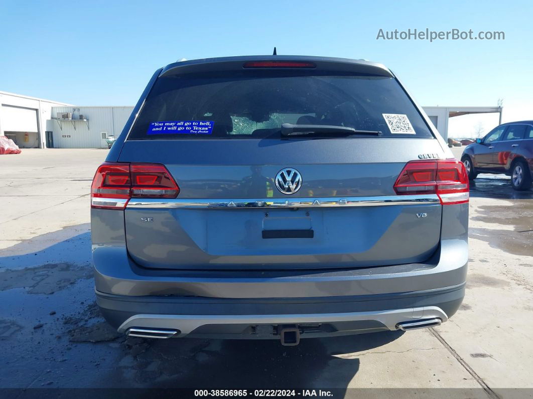 2018 Volkswagen Atlas 3.6l V6 Se/3.6l V6 Se W/technology Gray vin: 1V2DR2CA0JC533388